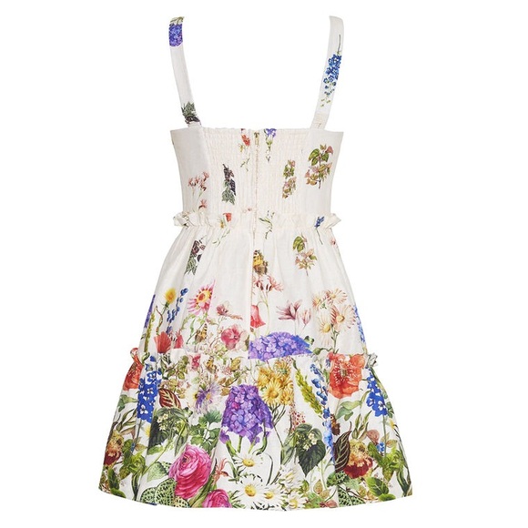 Cara Cara Audrey Dress with Bloom Border Edge - Picture 4 of 6